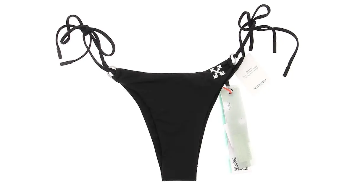 OFF WHITE OFFWHITE BAñADOR T.FR 40 POLIéSTER NEGRO 
