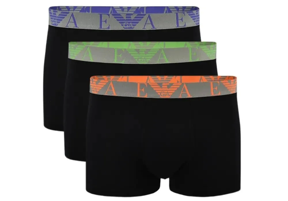 Pack 3 boxer Emporio Armani 111357 4R715 29821 nero/nero/nero