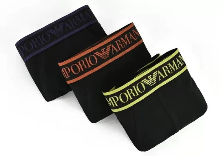 Pack 3 slips Emporio Armani 111734 3F717 29821 black/black/black