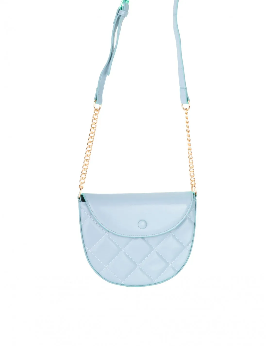 Pack Bolso y Monedero Acolchado Azul Pastel