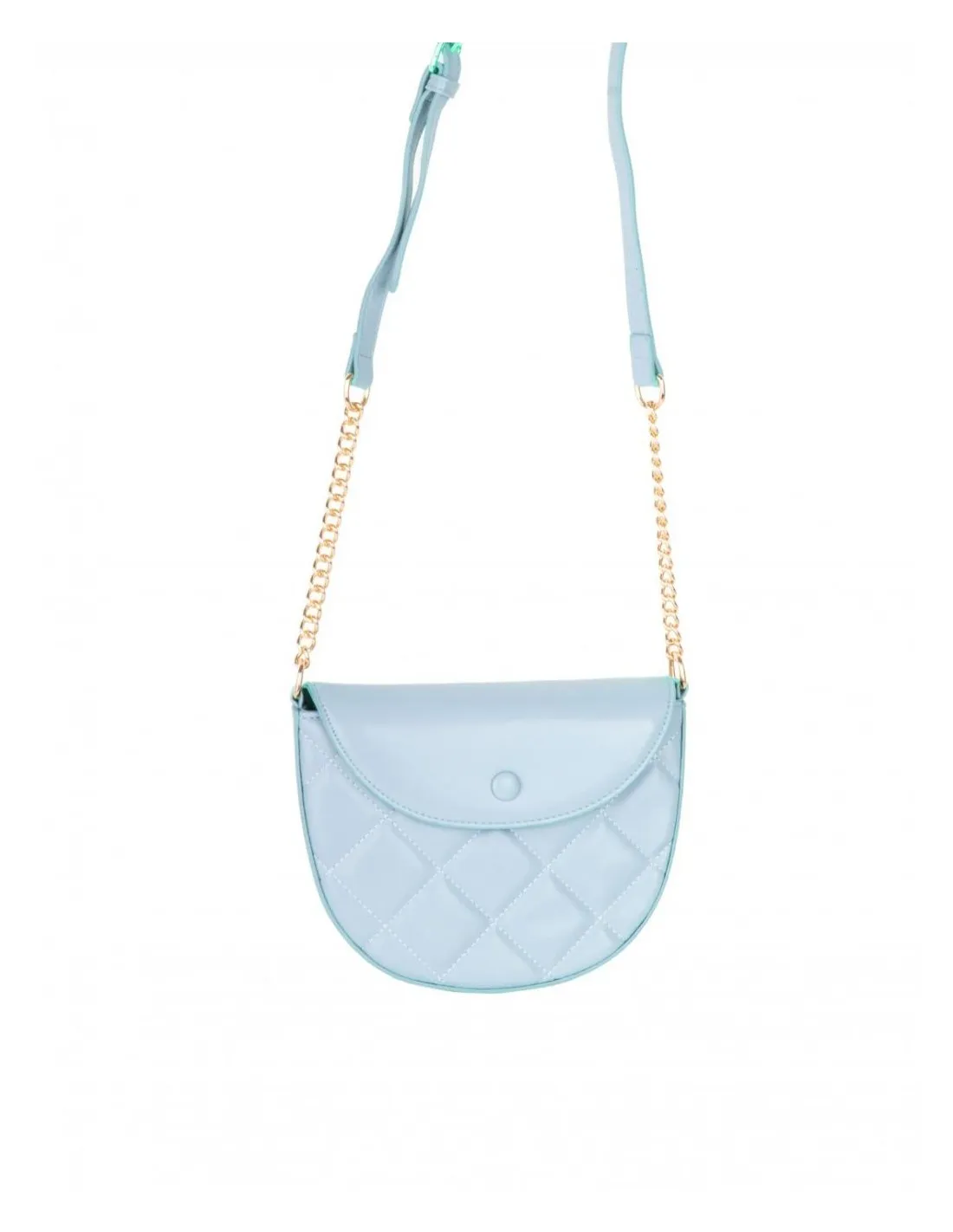 Pack Bolso y Monedero Acolchado Azul Pastel