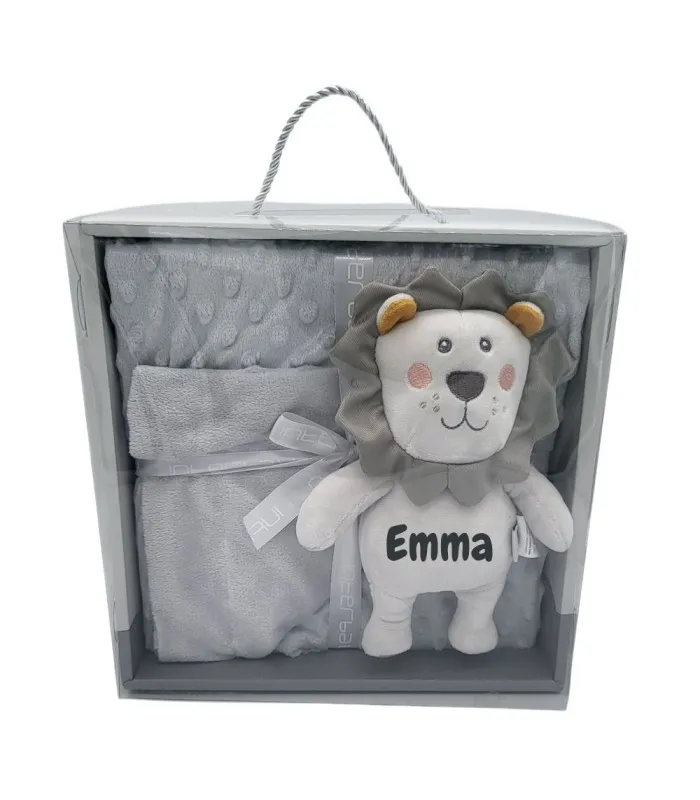 Pack Regalo Bebé: Peluche Personalizado con Mantita
