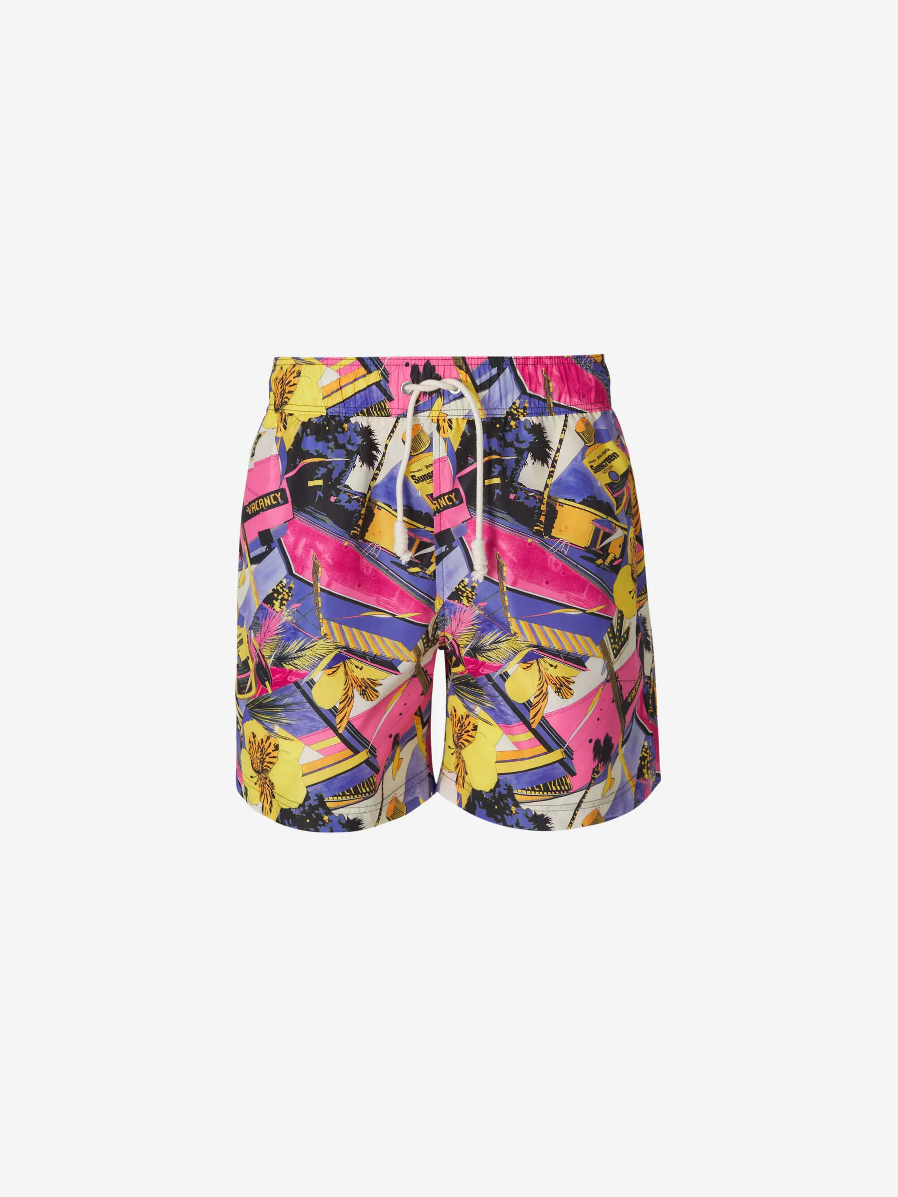 Palm Angels Bañador Técnico Estampado