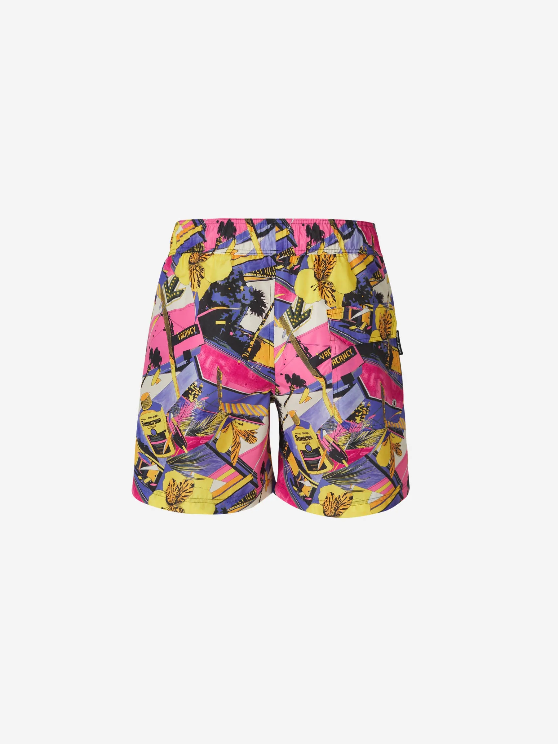 Palm Angels Bañador Técnico Estampado