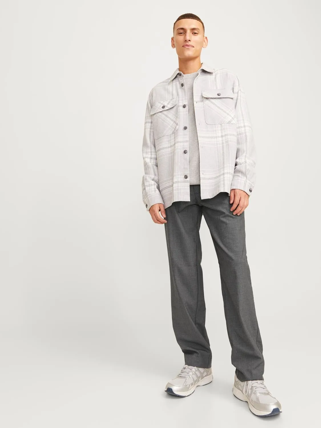 Pantalones chinos Corte loose | Gris oscuro | Jack & Jones®