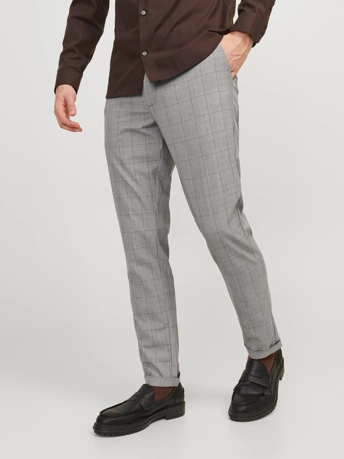 Pantalones chinos Corte slim | Gris intermedio | Jack & Jones®