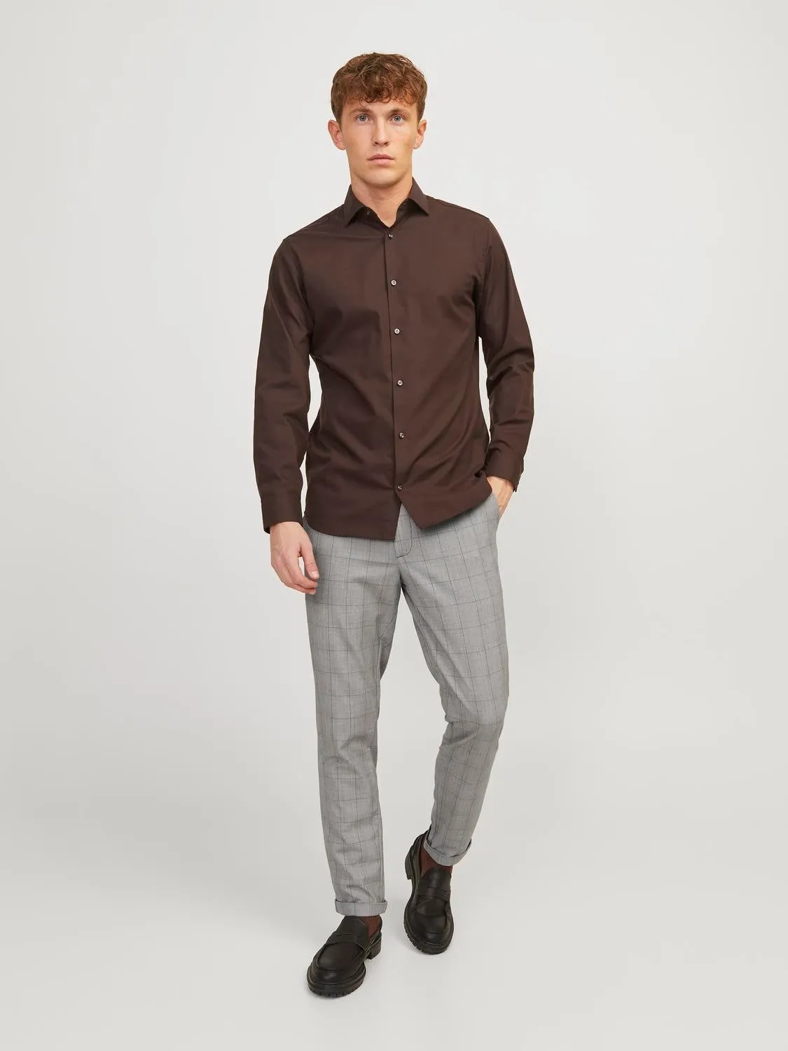 Pantalones chinos Corte slim | Gris intermedio | Jack & Jones®