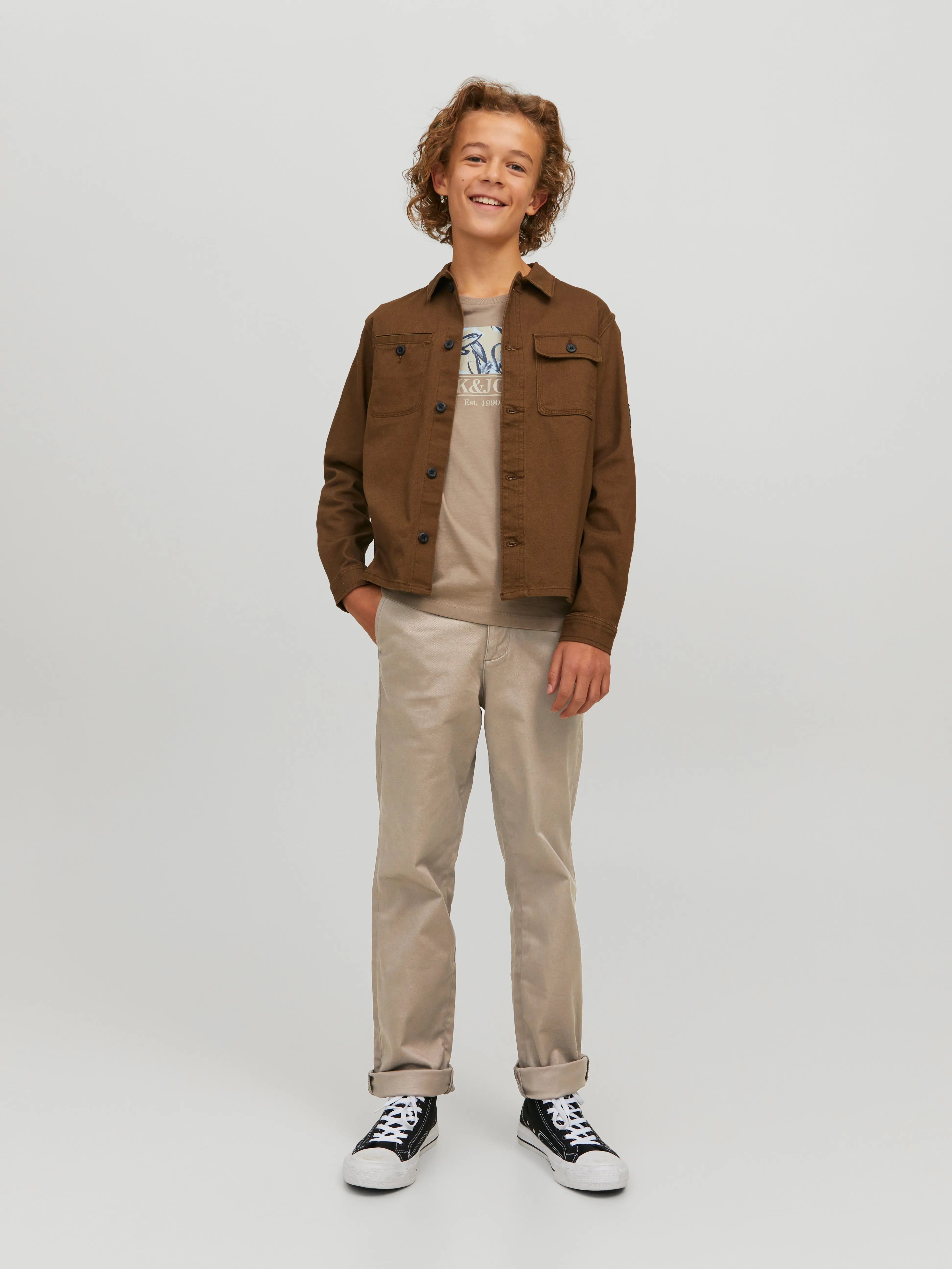 Pantalones chinos Junior | Beige | Jack & Jones®