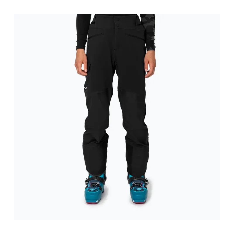 Pantalones esquí mujer Salewa SELLA DST HYB PANT (black out)
