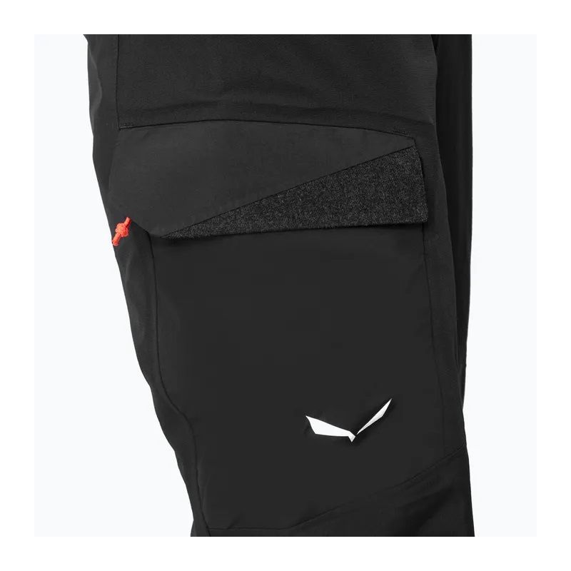 Pantalones esquí mujer Salewa SELLA DST HYB PANT (black out)