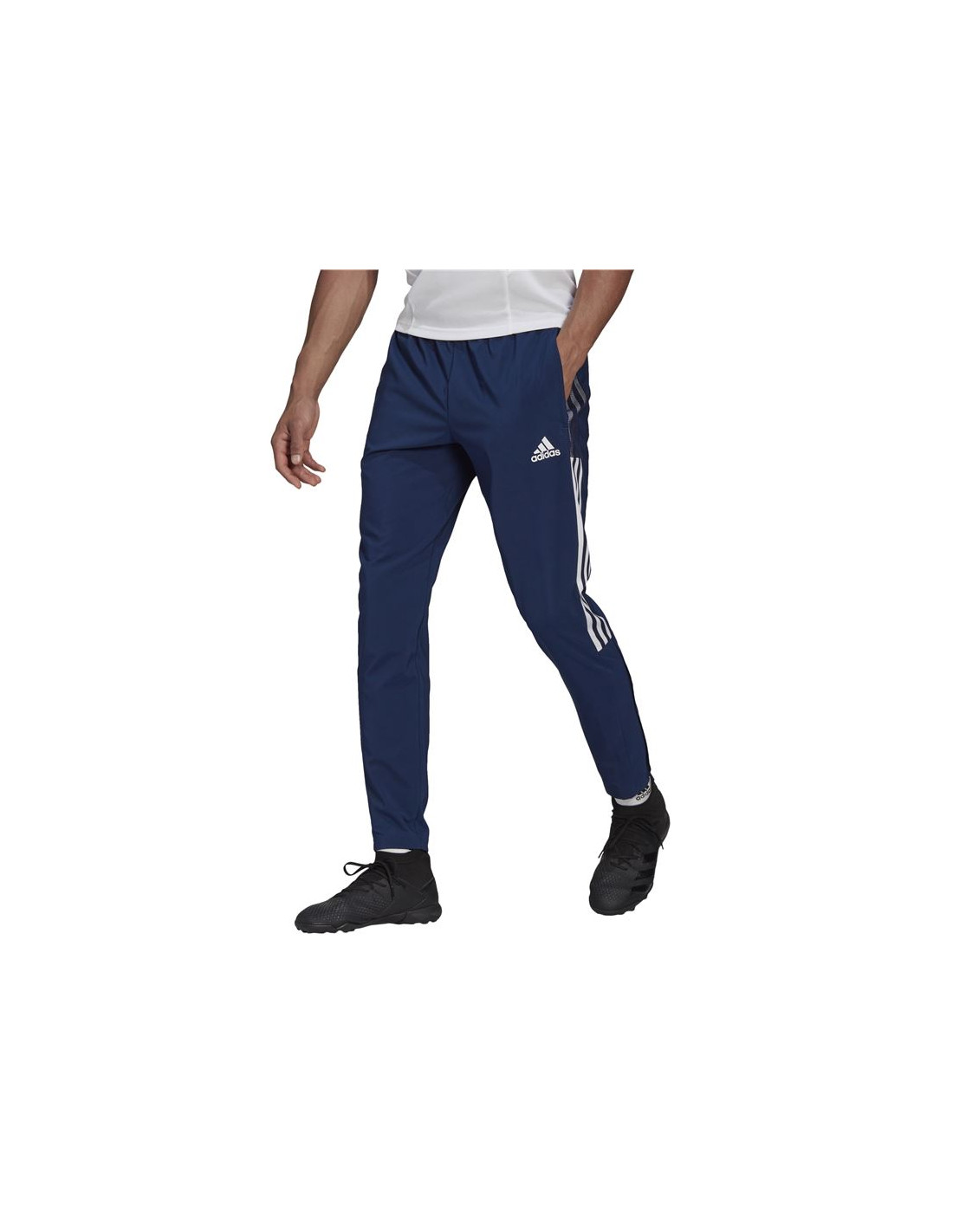 Pantalones técnicos de fútbol adidas Tiro 21 M Dark Blue