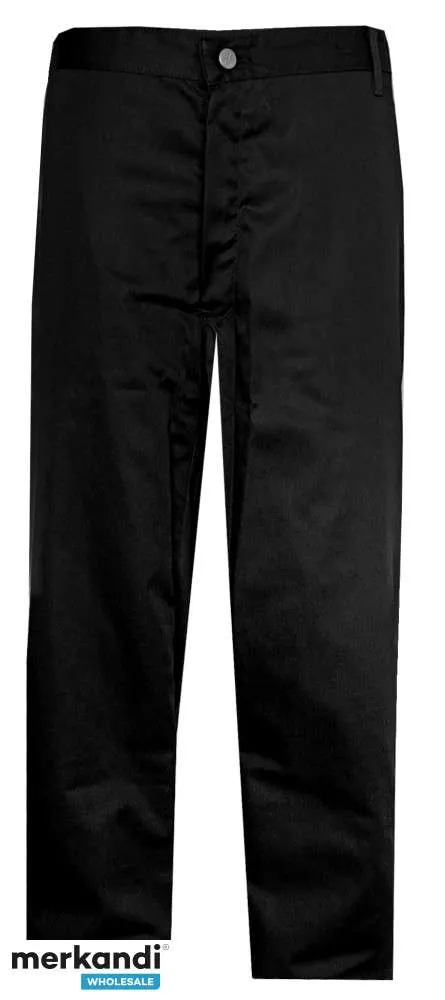 PANTALÓN DE CATERING WORK CHEF PARA HOMBRE RECTO NEGRO XL