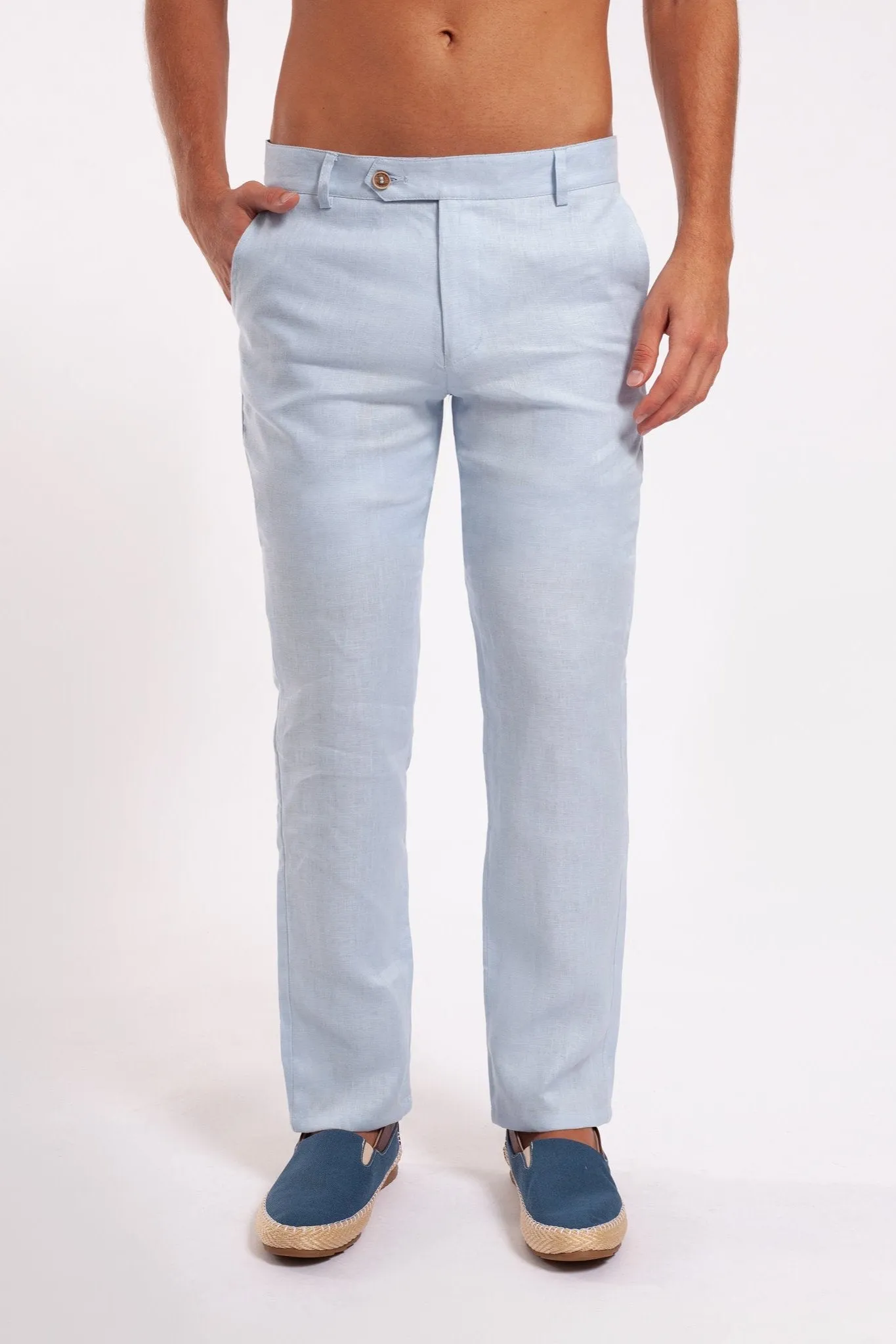 PANTALóN 100% LINO  EUROPEAN FLAX