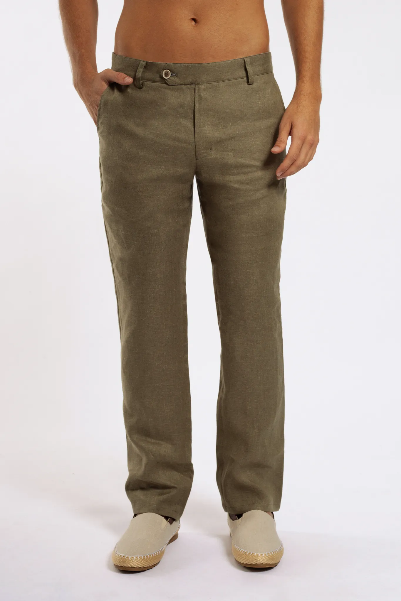 PANTALóN 100% LINO  EUROPEAN FLAX