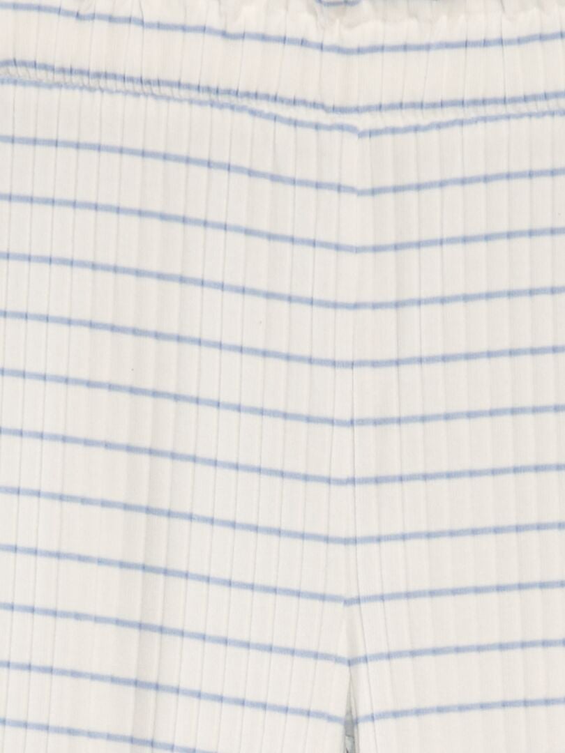 PANTALóN ANCHO DE CANALé  AZUL