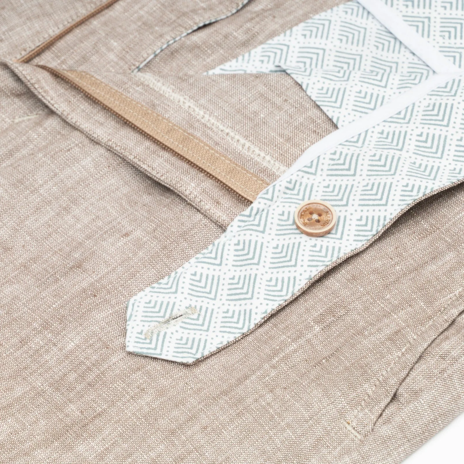PANTALóN CON PRENSES 100% LINO  EUROPEAN FLAX