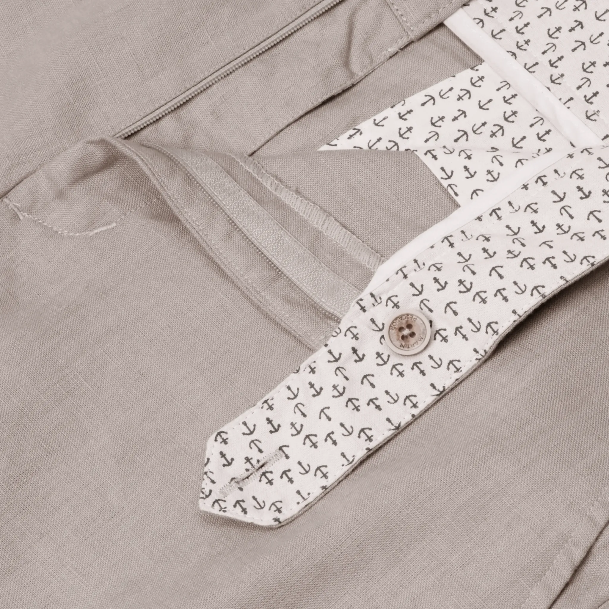 PANTALóN CON PRENSES 100% LINO  EUROPEAN FLAX