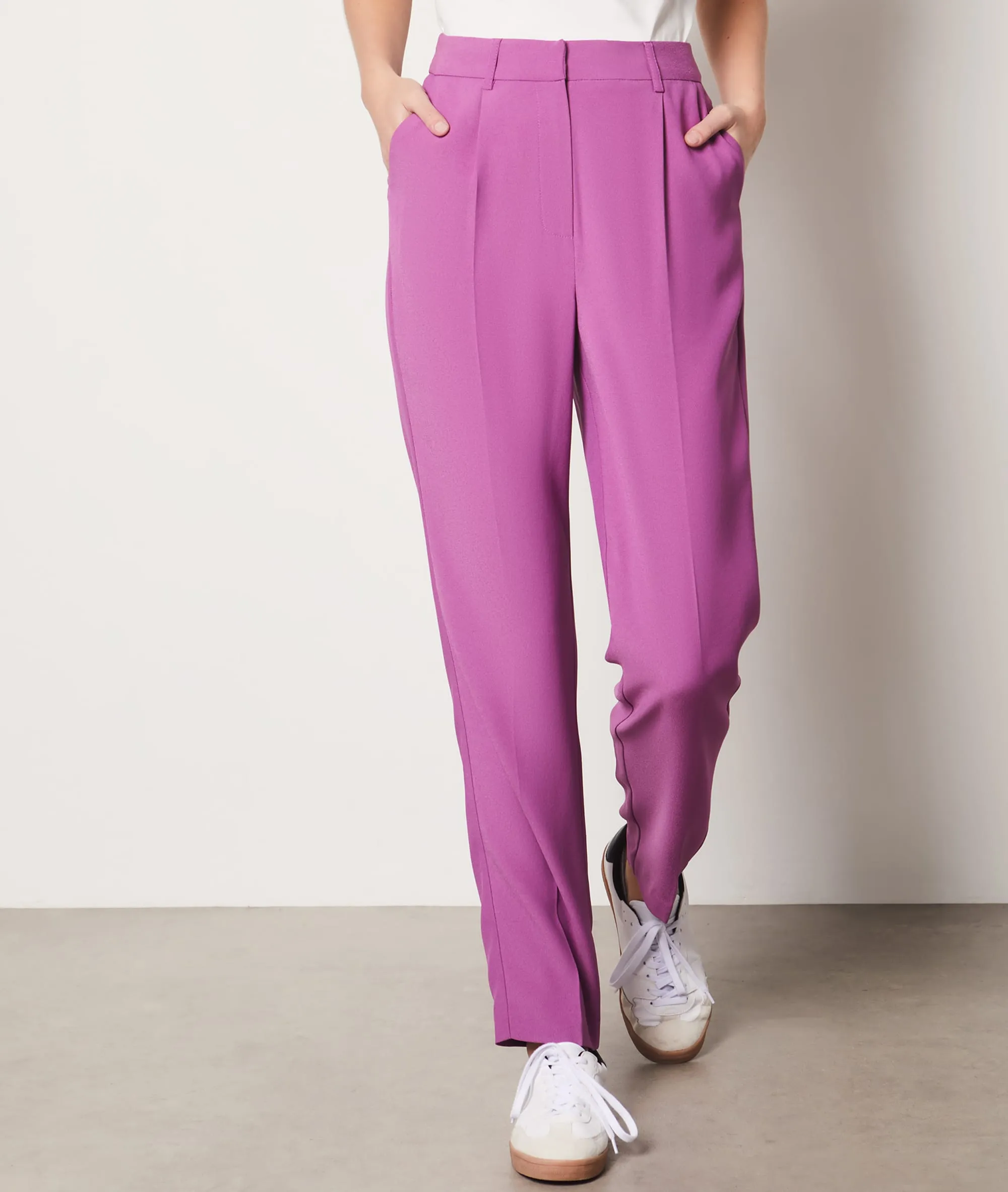 PANTALóN CORTE ZANAHORIA UMANYA PRUNE  ETAM