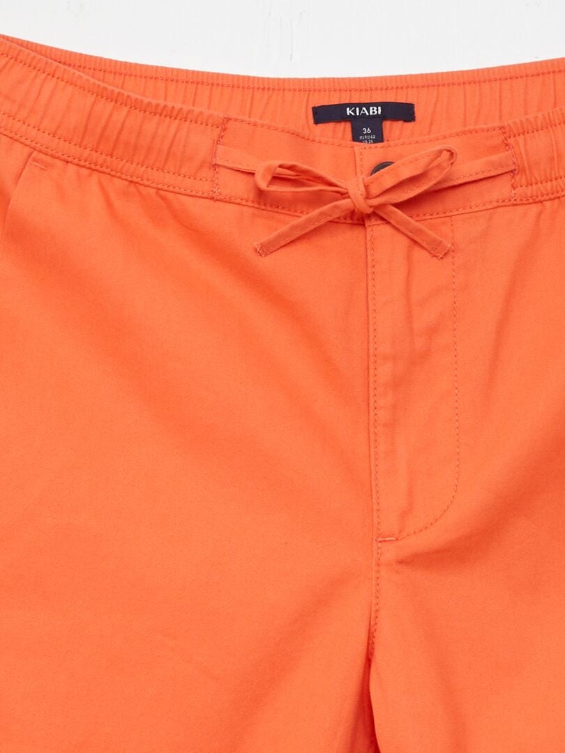 PANTALóN CORTO DE ALGODóN  ROSA