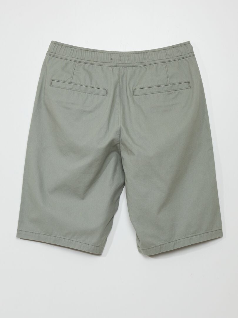 PANTALóN CORTO DE ALGODóN  VERDE