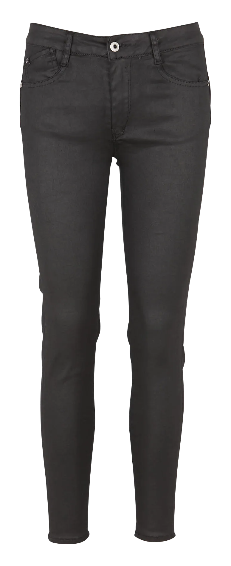 Pantalón de talle alto en negro