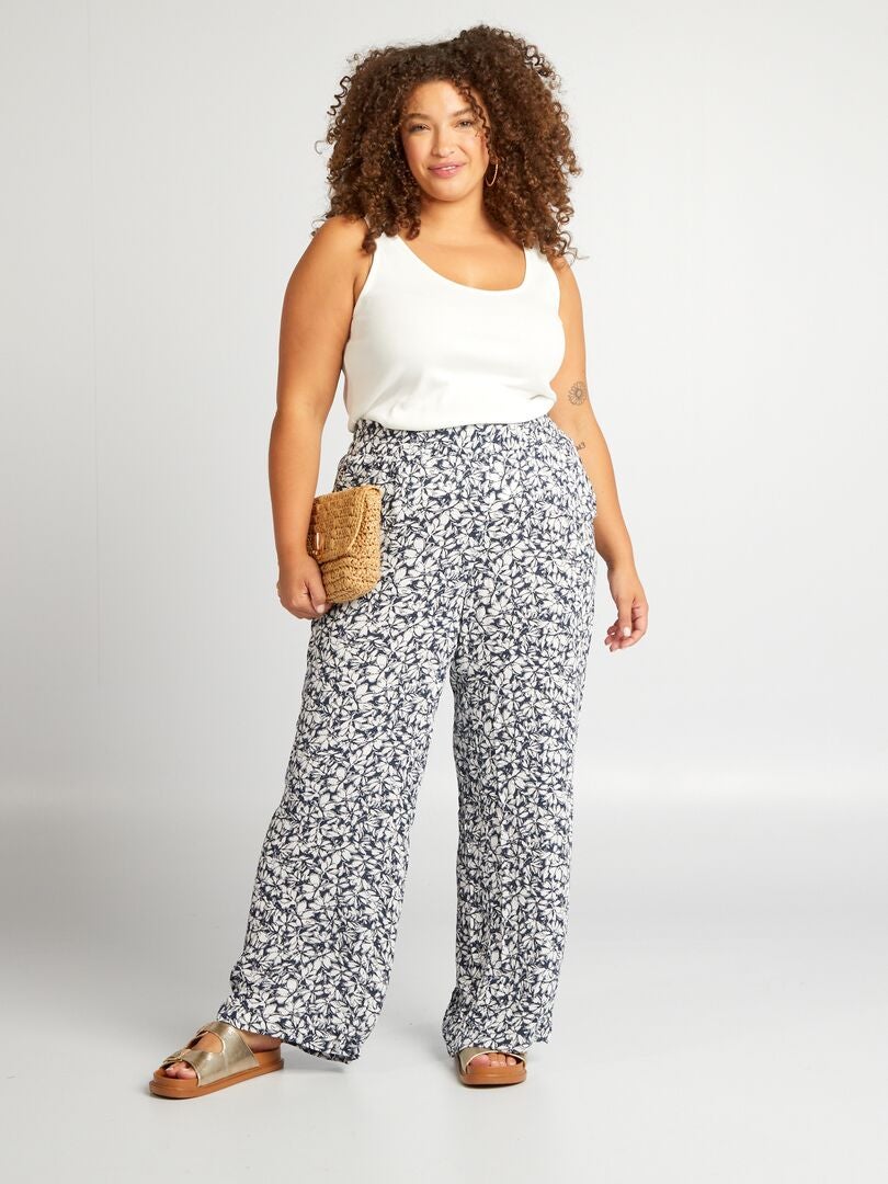 PANTALóN FLUIDO 'VERO MODA CURVE'  AZUL