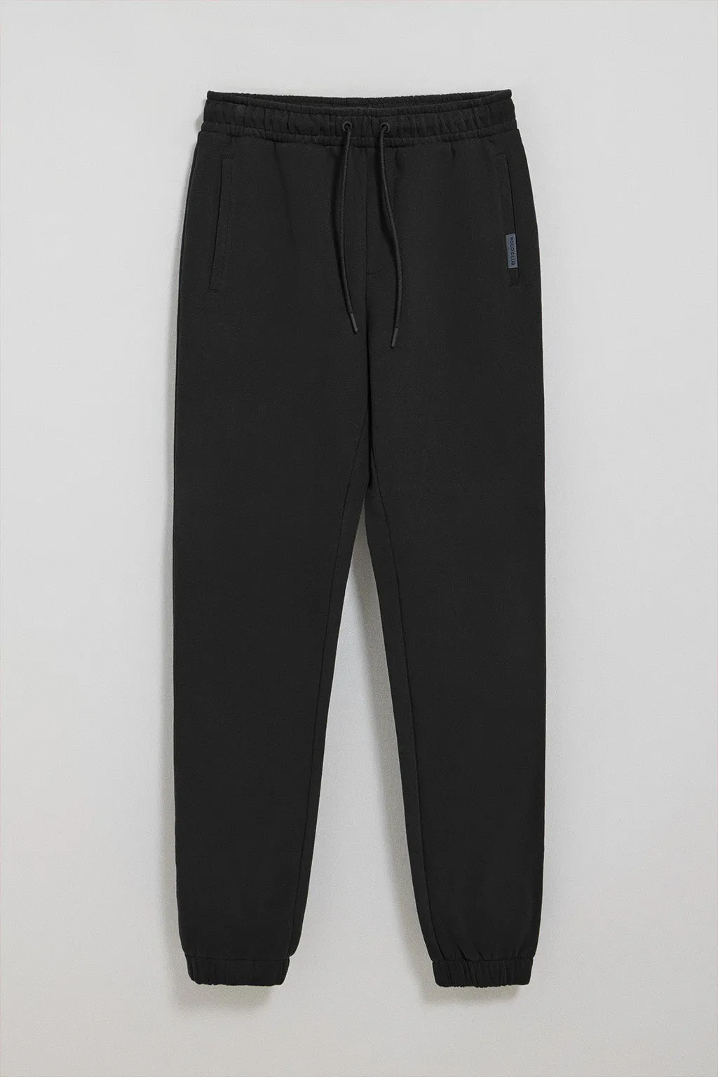 Pantalón jogger negro con detalles Polo Club
