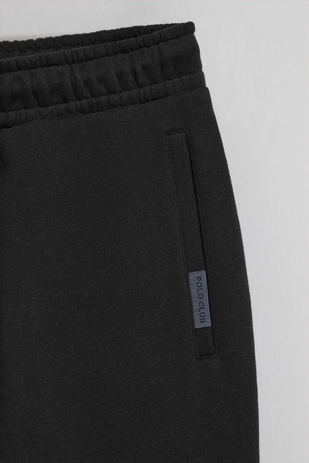 Pantalón jogger negro con detalles Polo Club