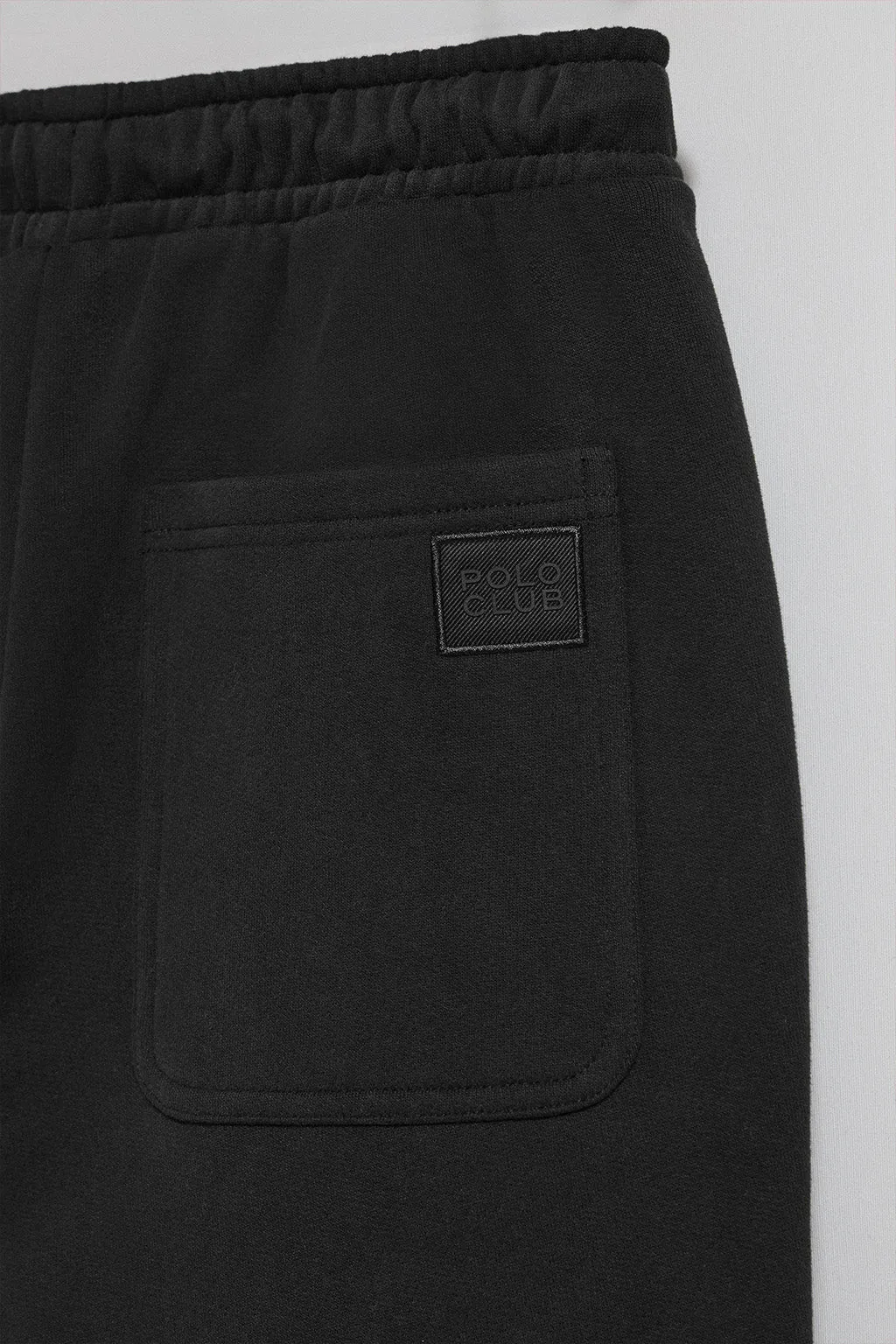 Pantalón jogger negro con detalles Polo Club