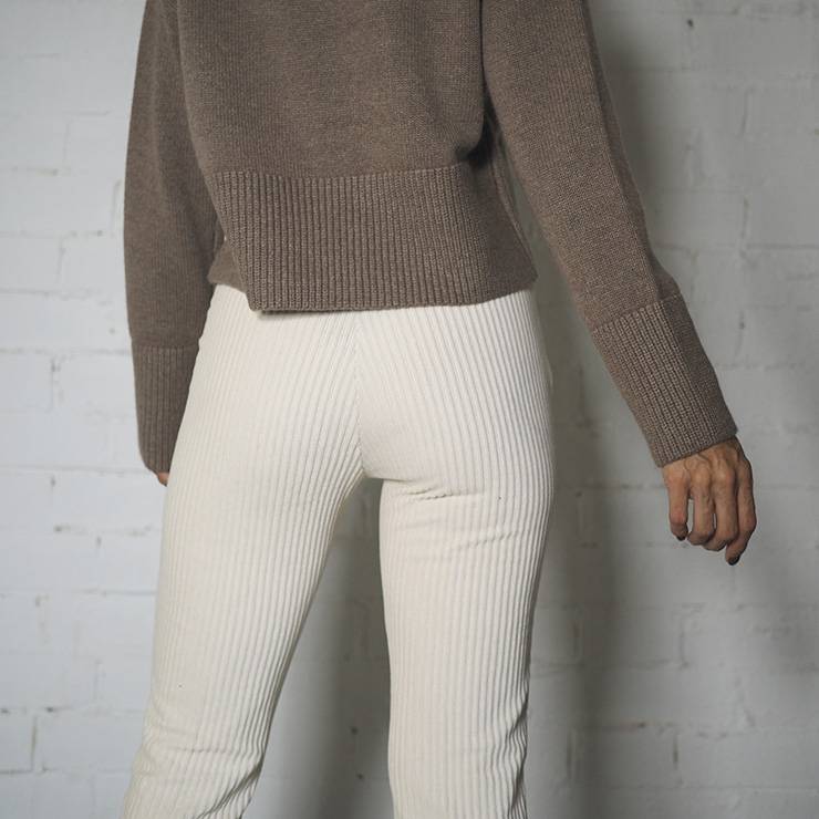 Pantalón Oui 79537 Beig