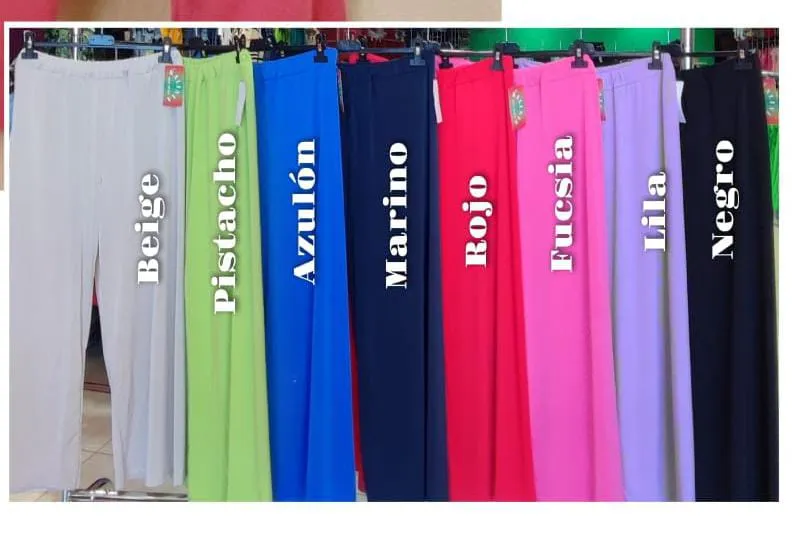 Pantalón Punto Seda Mujer Talla Grande