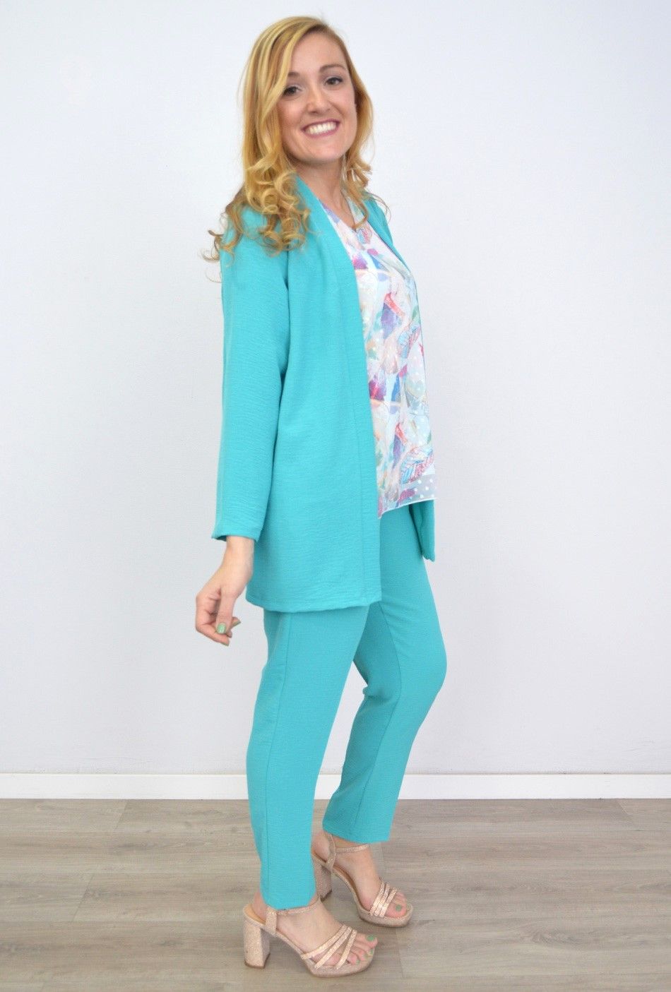 Pantalón Tela Verano Mujer Talla Grande