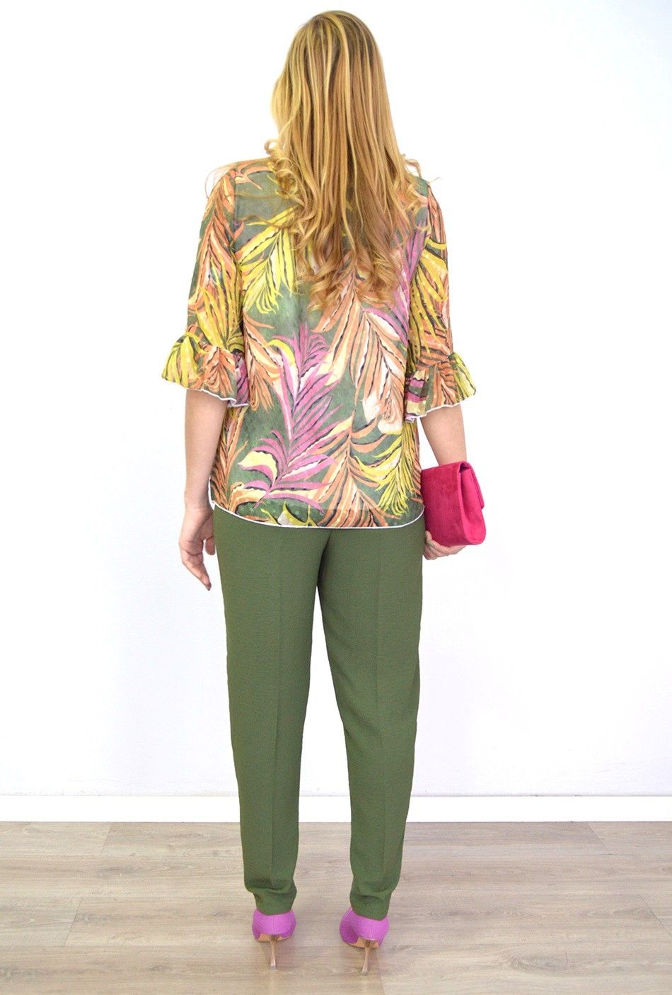 Pantalón Tela Verano Mujer Talla Grande