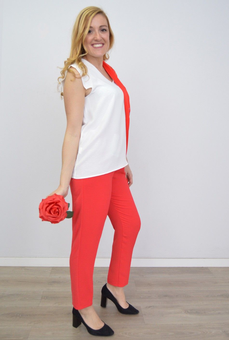 Pantalón Tela Verano Mujer Talla Grande