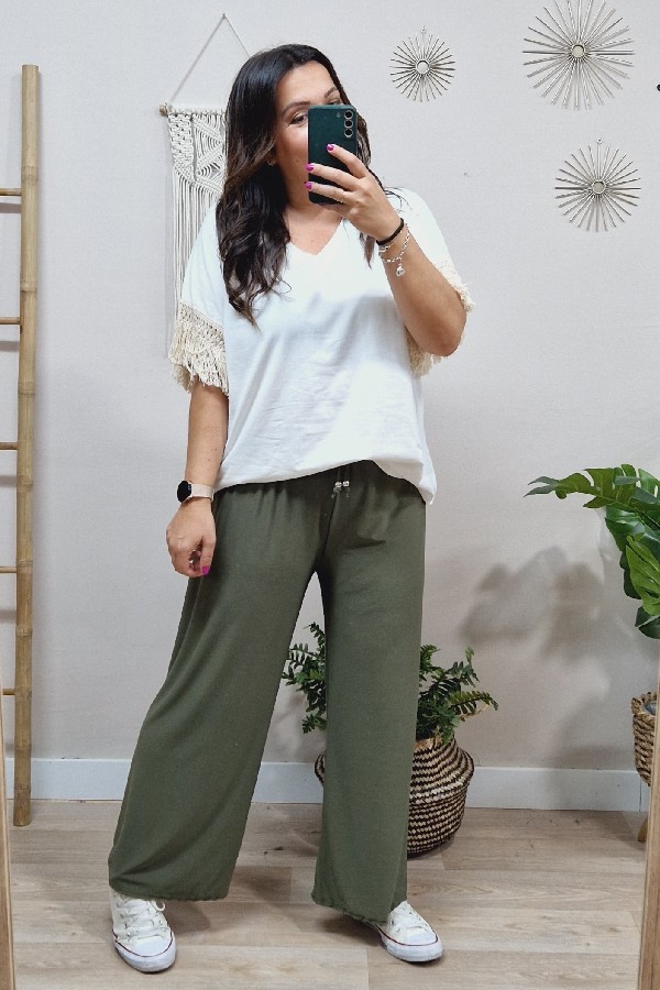 Pantalón Telma Kaki