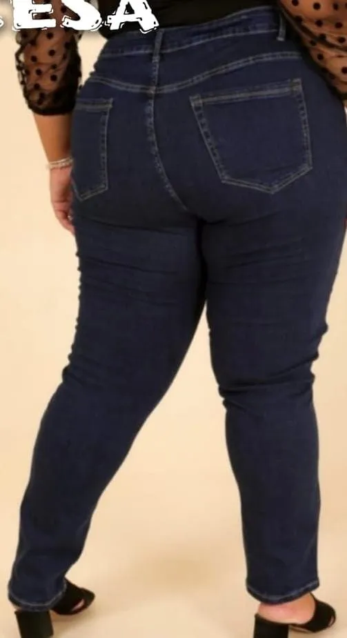 Pantalón Vaquero Mujer Talla Especial