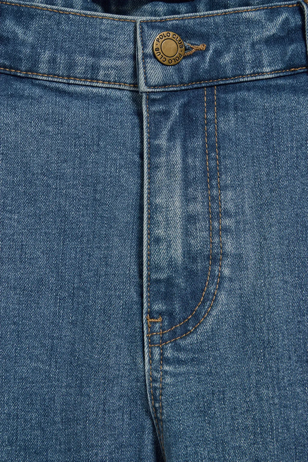 Pantalón vaquero Tate azul denim con detalles Polo Club