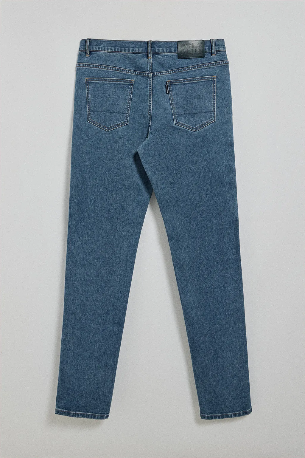 Pantalón vaquero Tate azul denim con detalles Polo Club