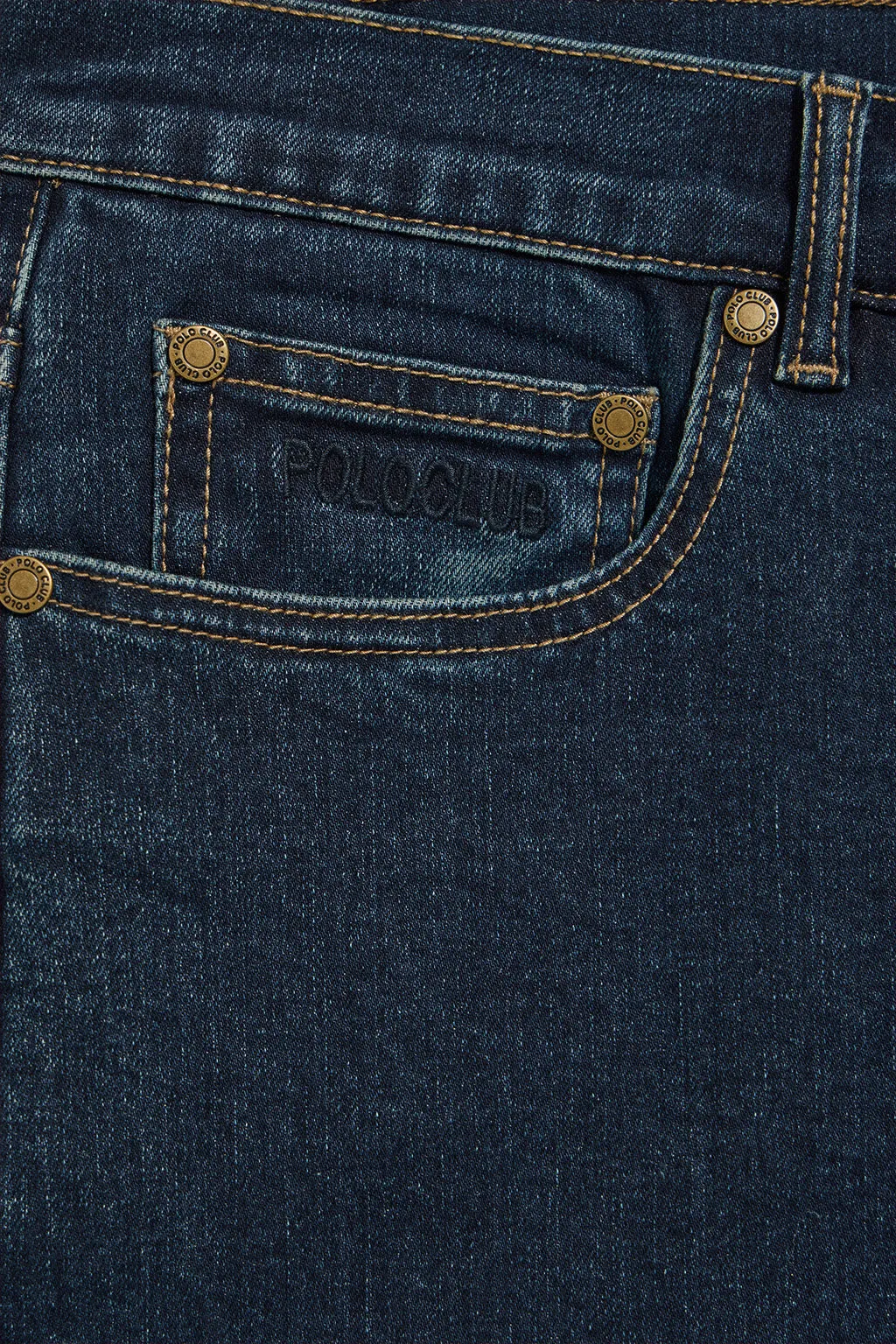 Pantalón vaquero Tate azul índigo con detalles Polo Club