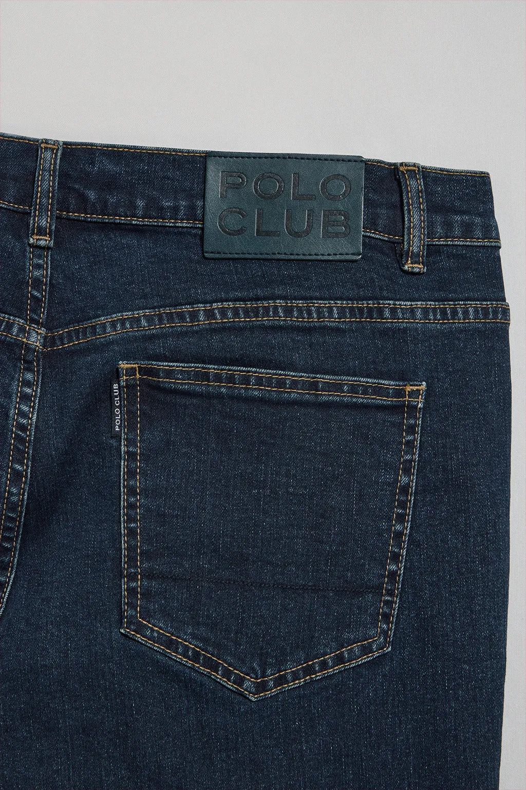 Pantalón vaquero Tate azul índigo con detalles Polo Club