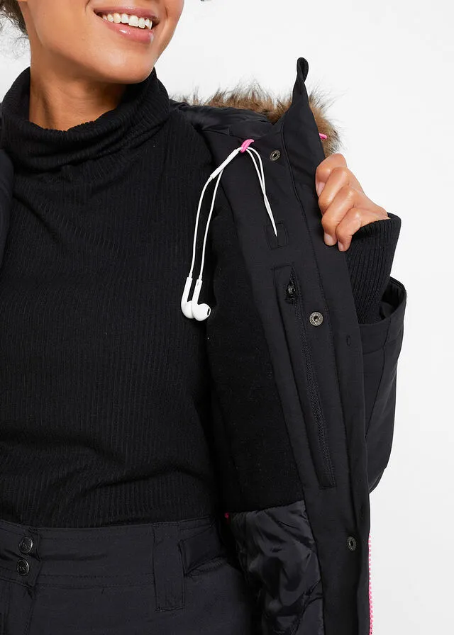 Parka funcional Negro