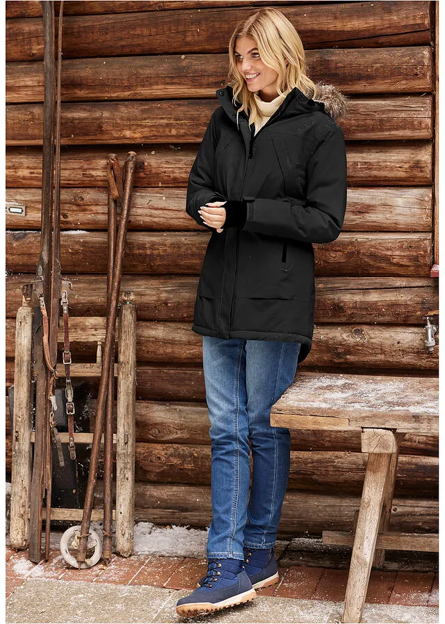 Parka funcional Negro