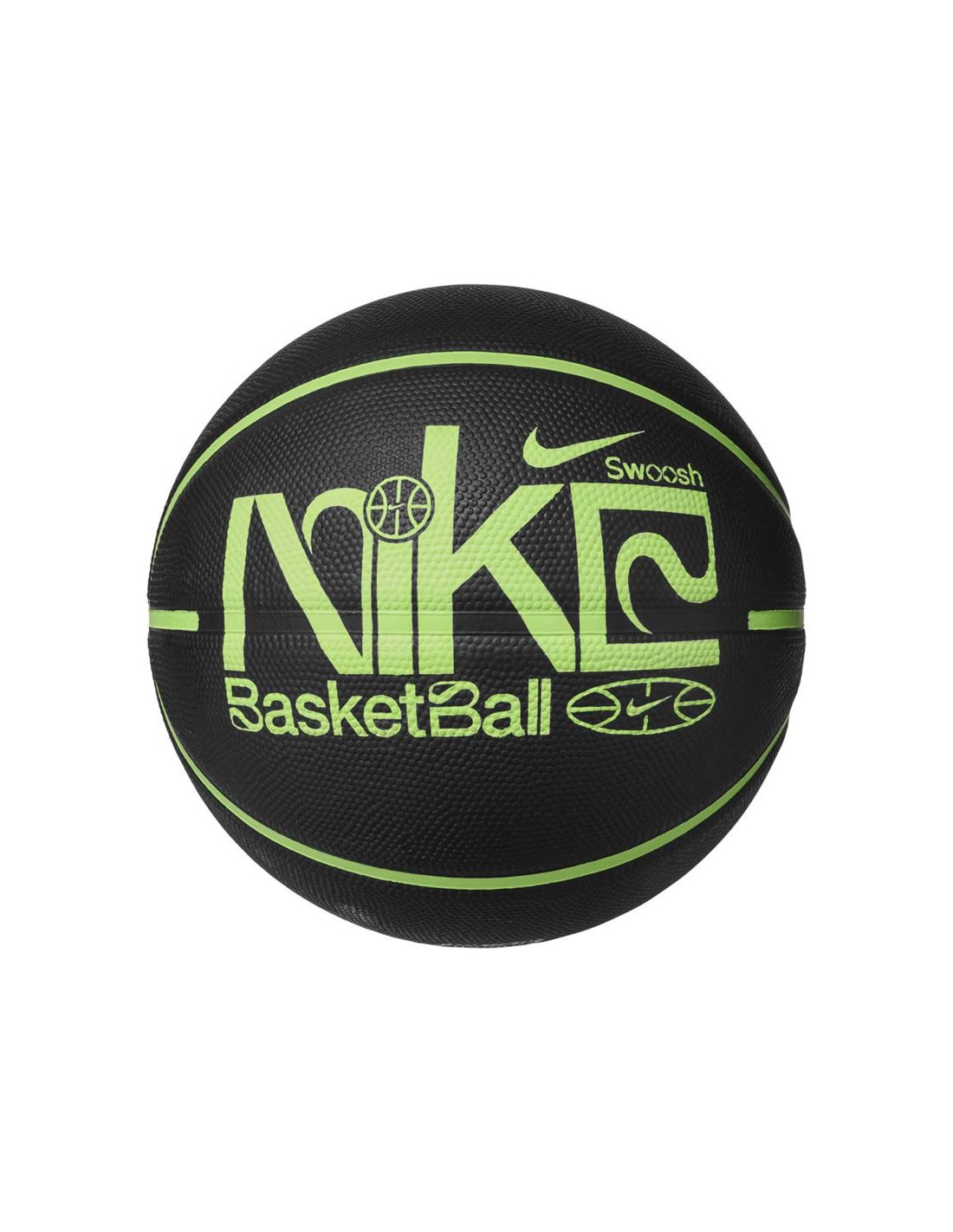 Pelota de Baloncesto Nike Everyday Playground 8P Graphic Deflated Negro Verde