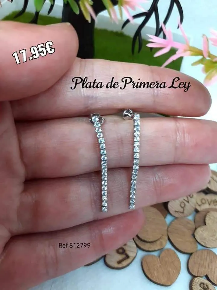 Pendientes con circonitas