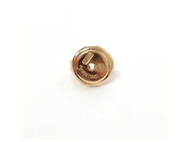 Pendientes de aro de hilo dorado Bottega Veneta 