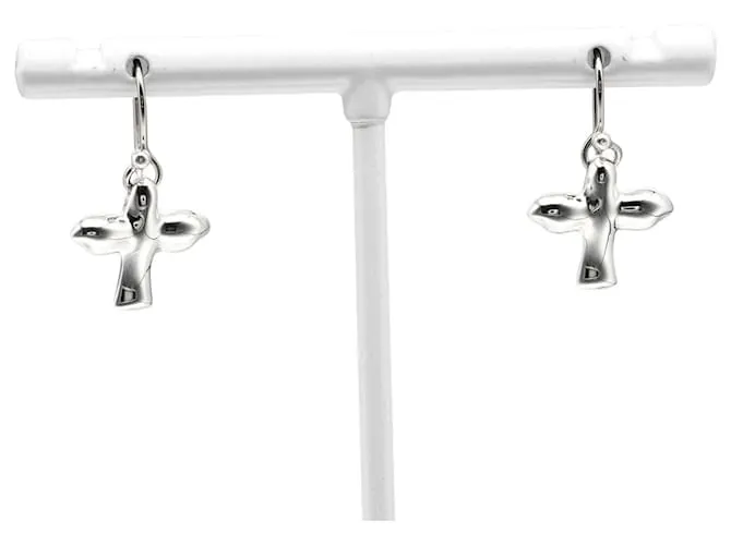 Pendientes de cruz de pájaro Tiffany & Co. 