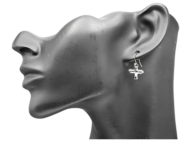 Pendientes de cruz de pájaro Tiffany & Co. 