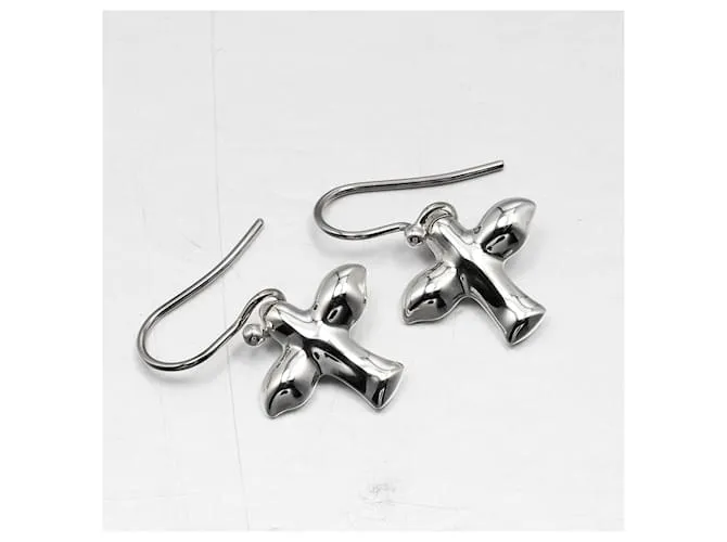 Pendientes de cruz de pájaro Tiffany & Co. 