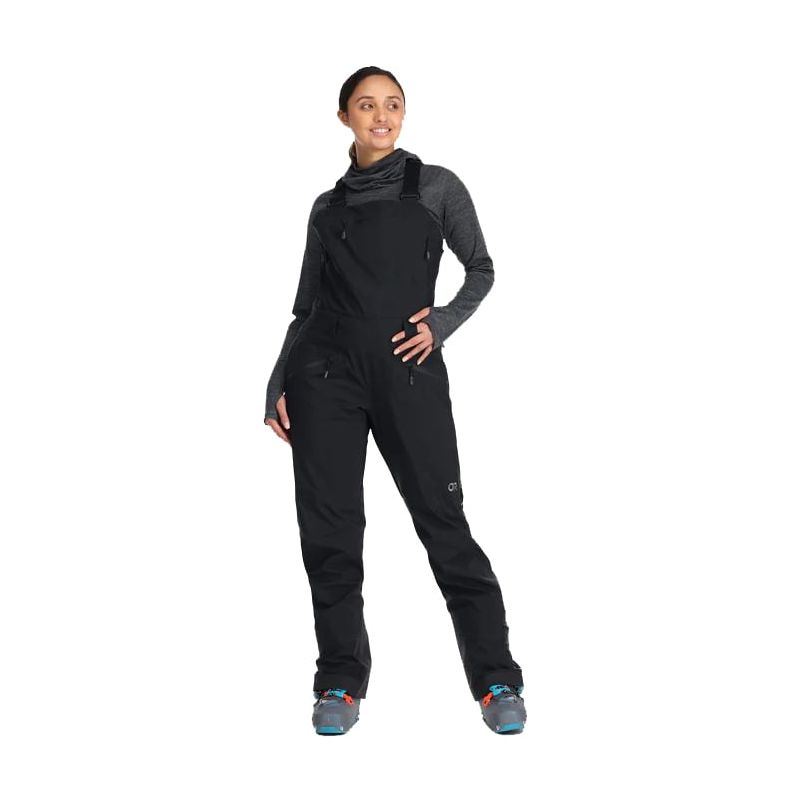 Peto de esquí Outdoor Research Hemispheres II Bibs (Black) para mujer