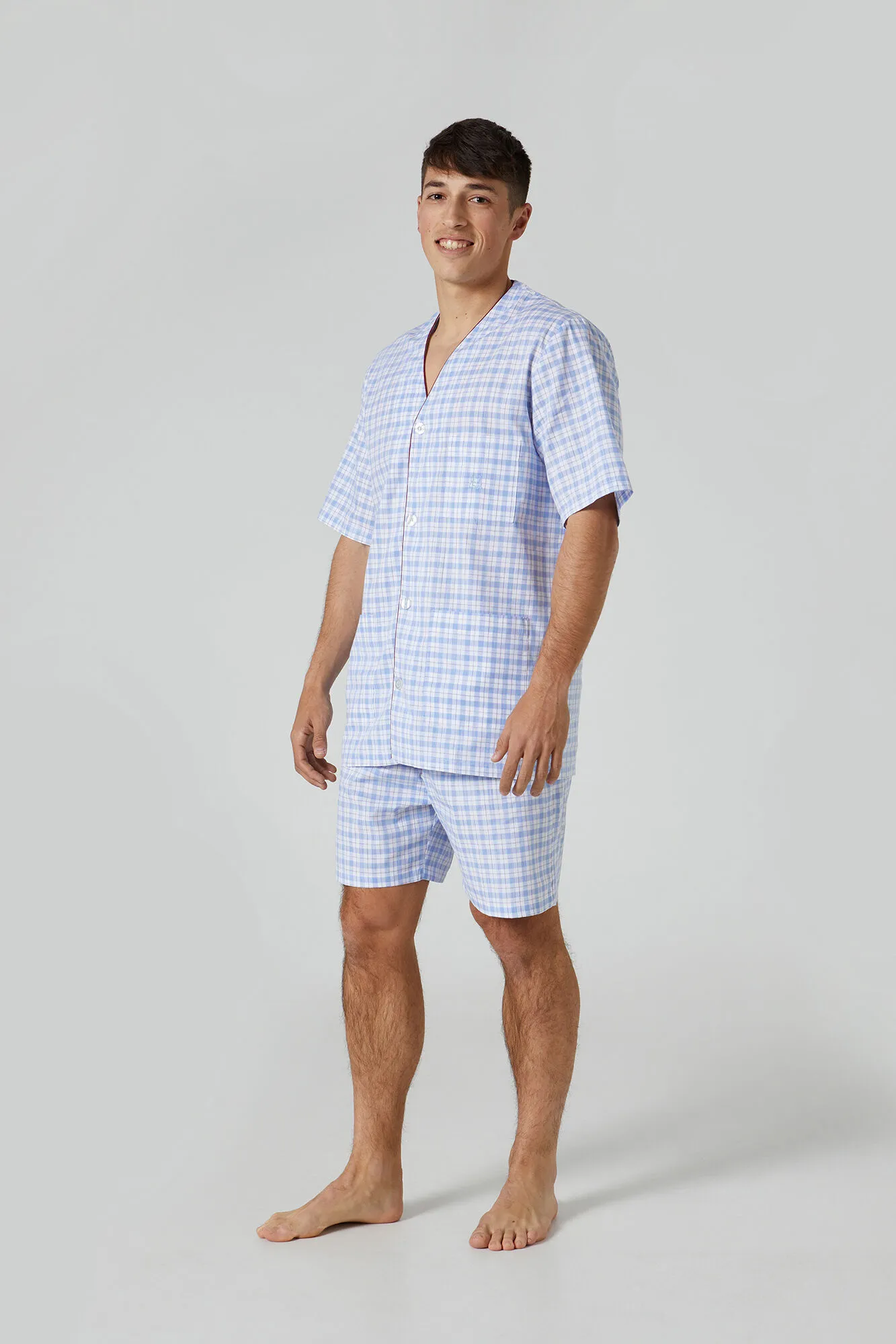 Pijama corto hombre